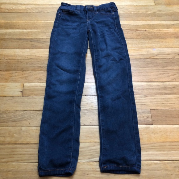 Girls size 7 stretchy skinny jeans - Picture 4 of 4